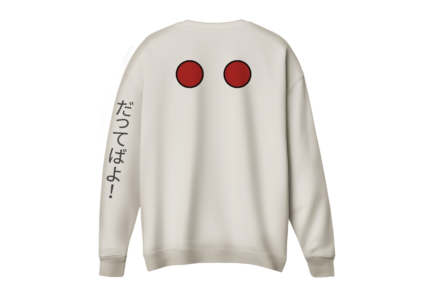 Naruto Kaguya Klanı Baskılı Sweatshirt